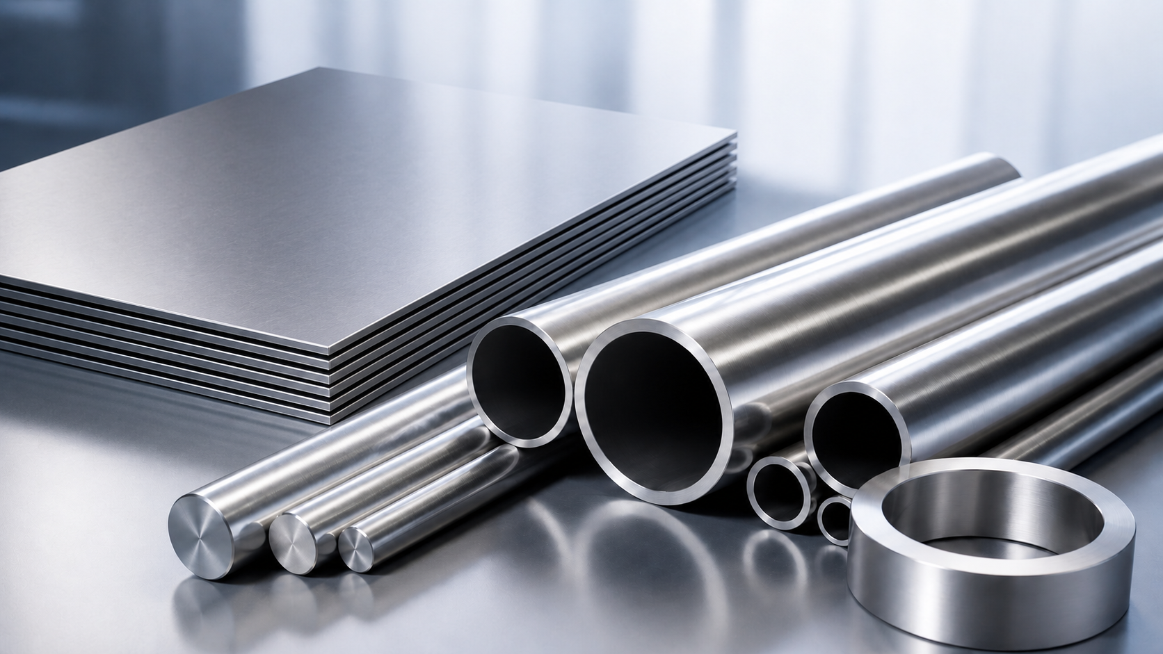 Incoloy and nickel alloy plates, tubes, bars and forged rings for industrial applications