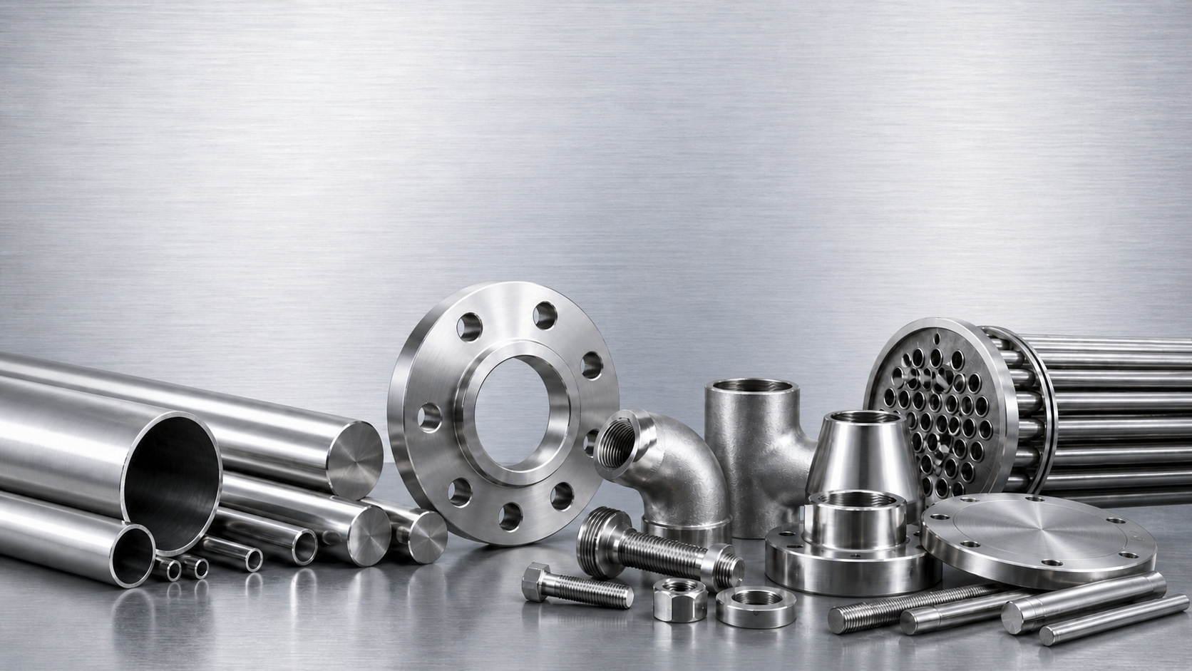 Monel series alloys used in marine, offshore oil and gas, chemical processing, heat exchanger, pipe, flange, fitting, and fastener applications